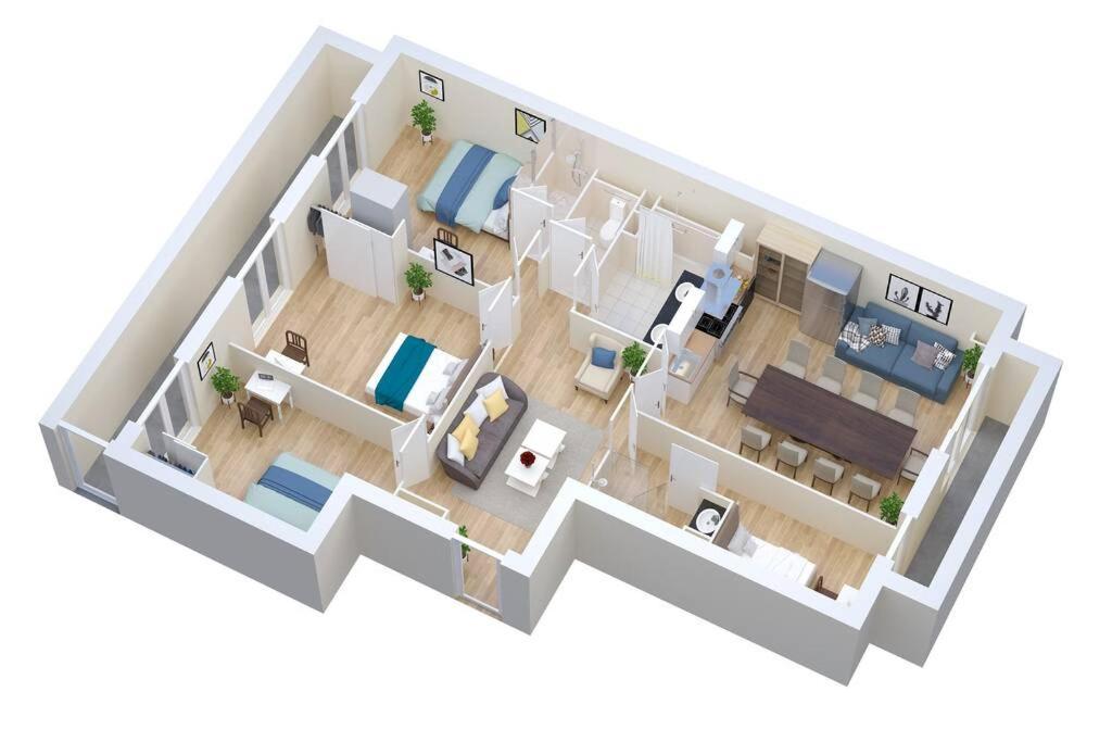 Climatise Gare Stcharles 4 Chambres Grand Balcon / Experience-Immo Марсель Экстерьер фото